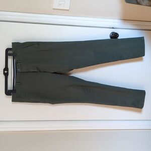 Massimo Dutti stretch green chino 34x33